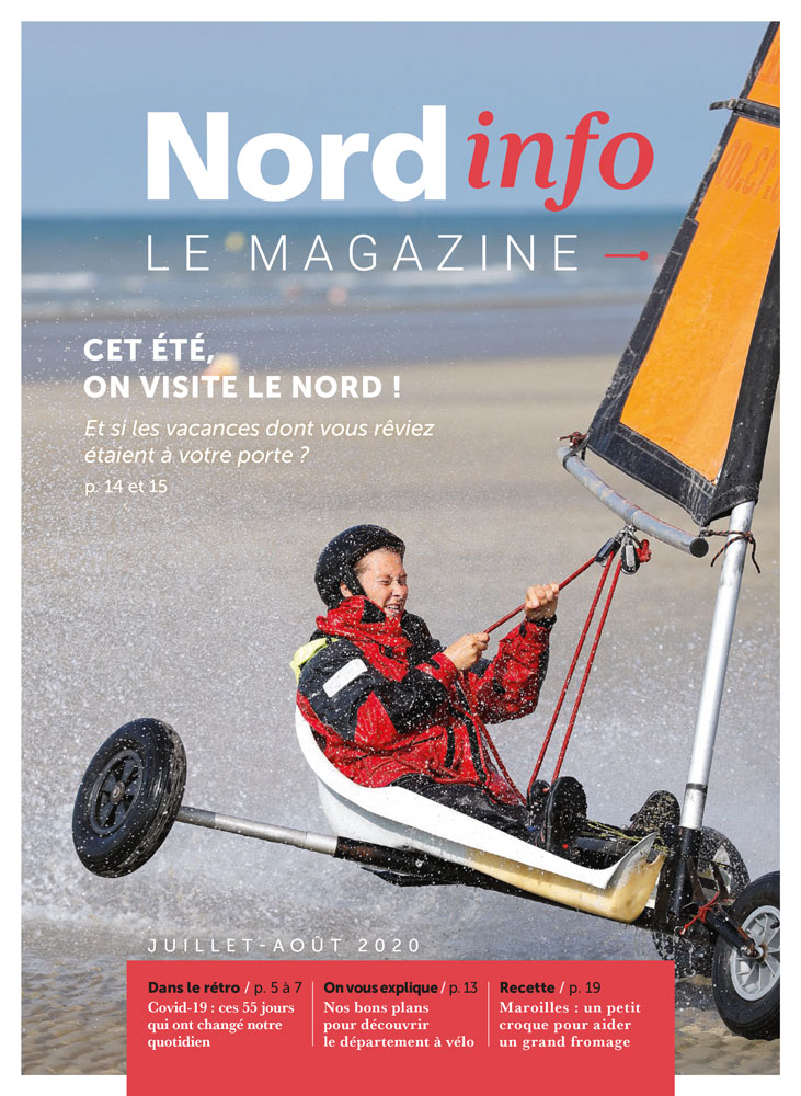 Visuel de téléphone avec l'application Nordinfo